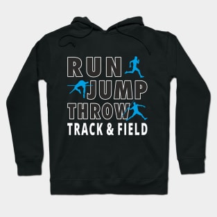 Track And Field Run Jump Throw Hoodie